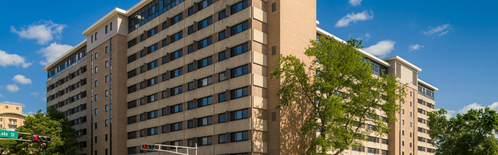 Exterior photo of Witte Residence Hall