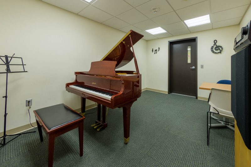 Bradley music practice room