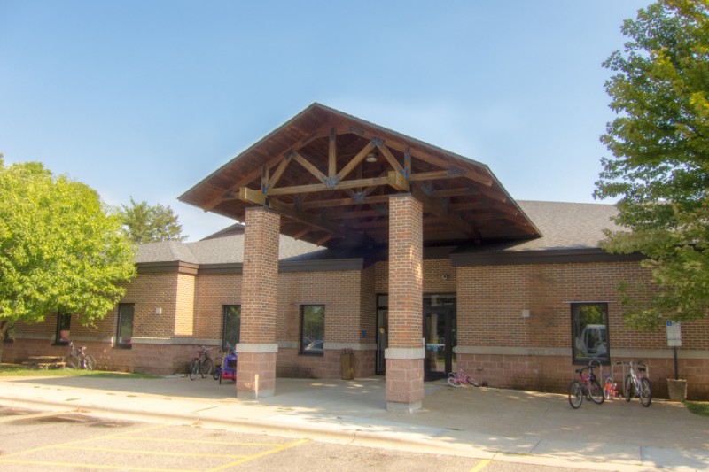 Front entrance of the UA Community Center