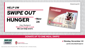 Swipe Out Hunger Drive design