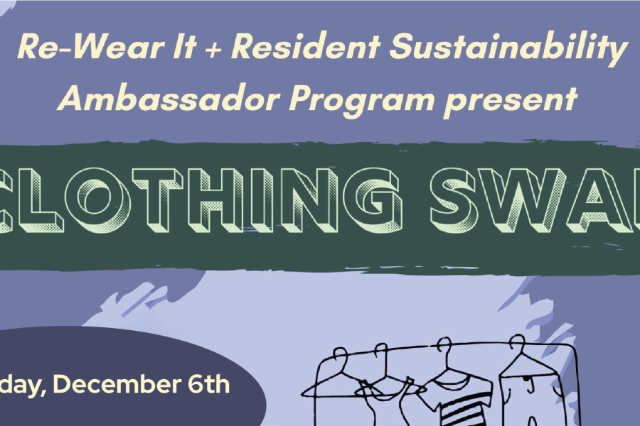 Resident Sustainability Ambassador Program presents Clothing Swap Design