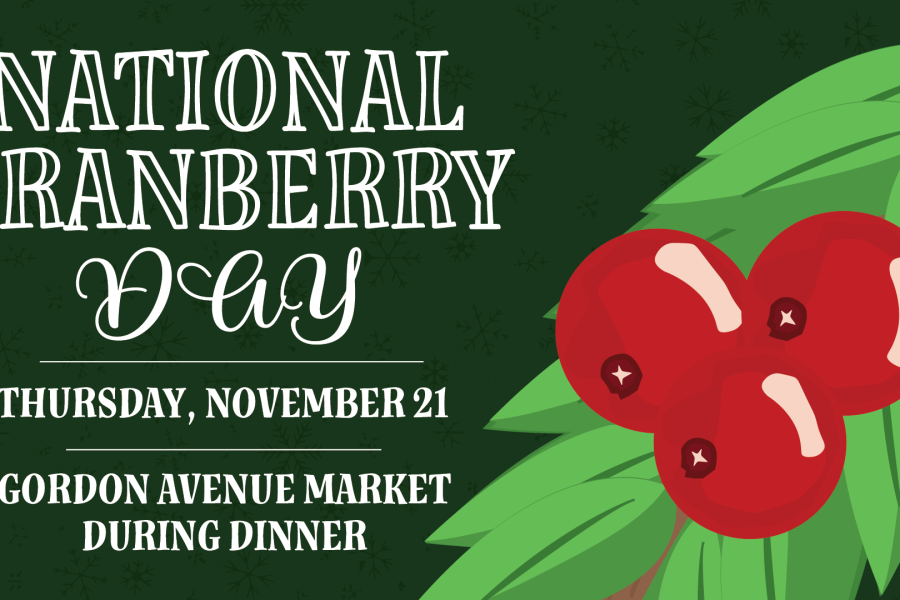 National Cranberry Day at Gordon Ave