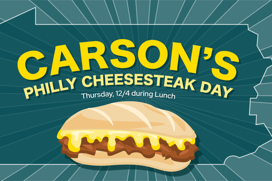 Carson's Philly Cheesesteak Day special event design
