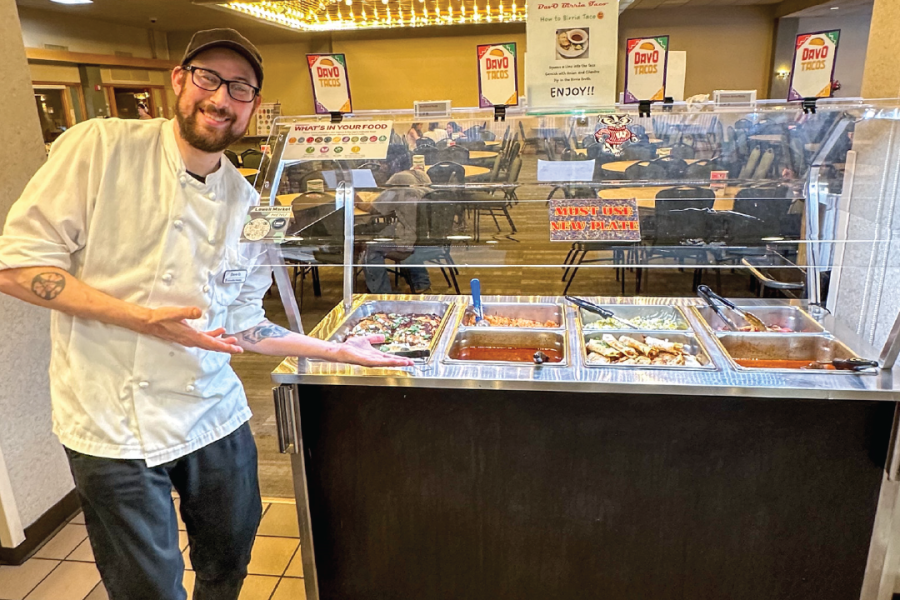 Dave with his employee showcase dinner