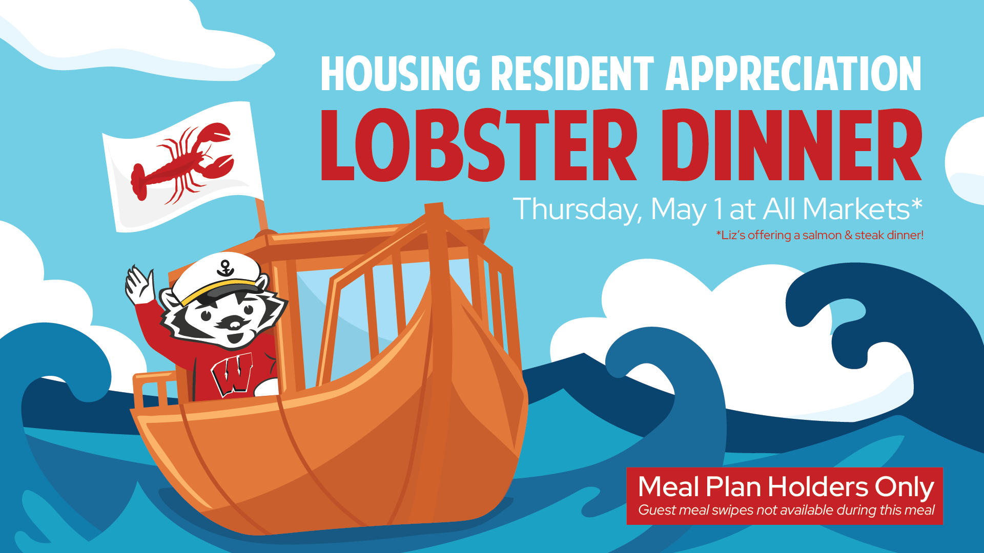 Housing Resident Appreciation Lobster Dinner MTV