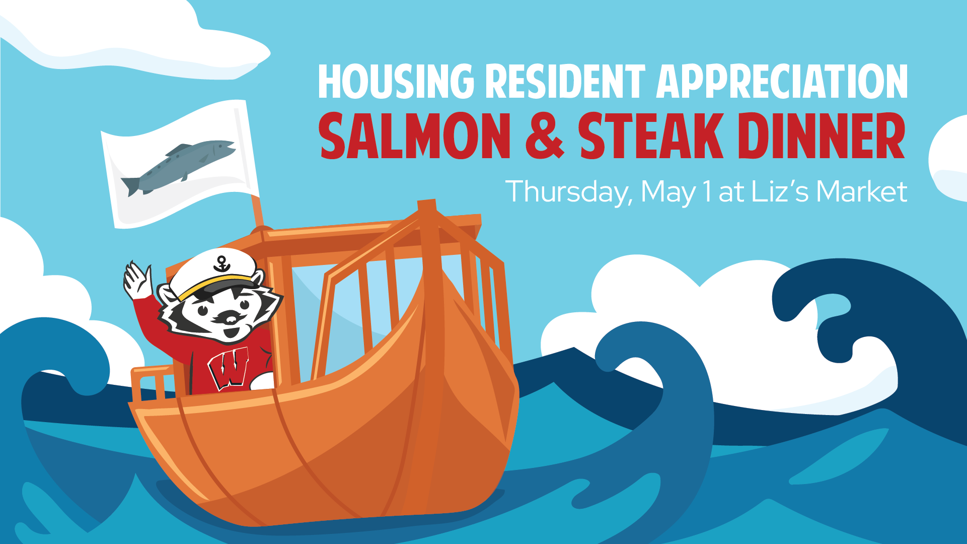 Housing Resident Appreciation Salmon & Steak Dinner MTV