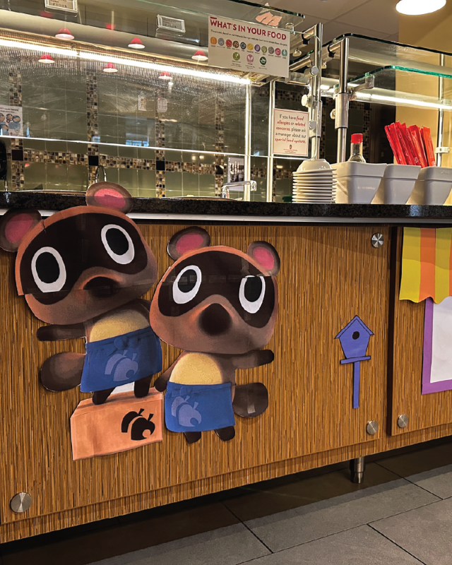 Animal Crossing Dinner Decor at Liz's