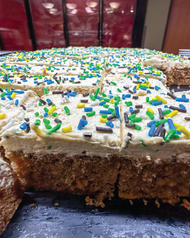 Earth Day Local Station Vegan Carrot Cake