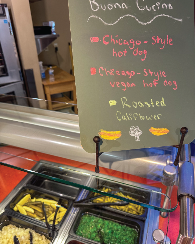 Rheta's Street Food Festival - Buona Cucina Station Sign