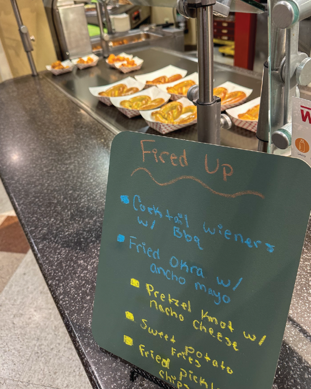 Rheta's Street Food Festival - Fired Up Station Sign