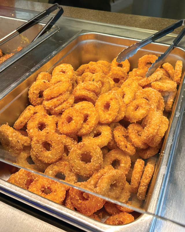 Wings and Rings event food