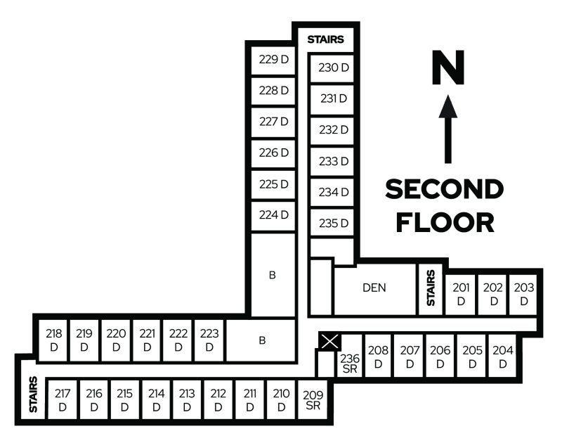 Bradley second floor