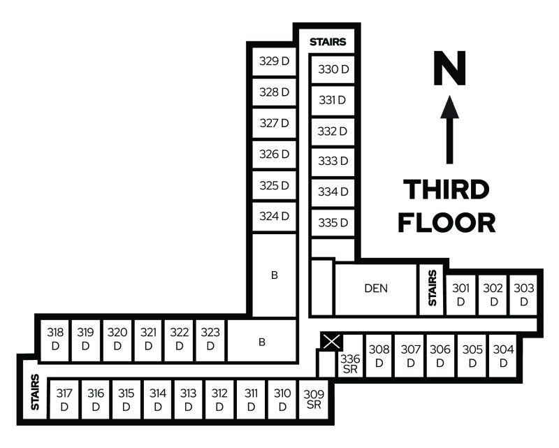 Bradley third floor