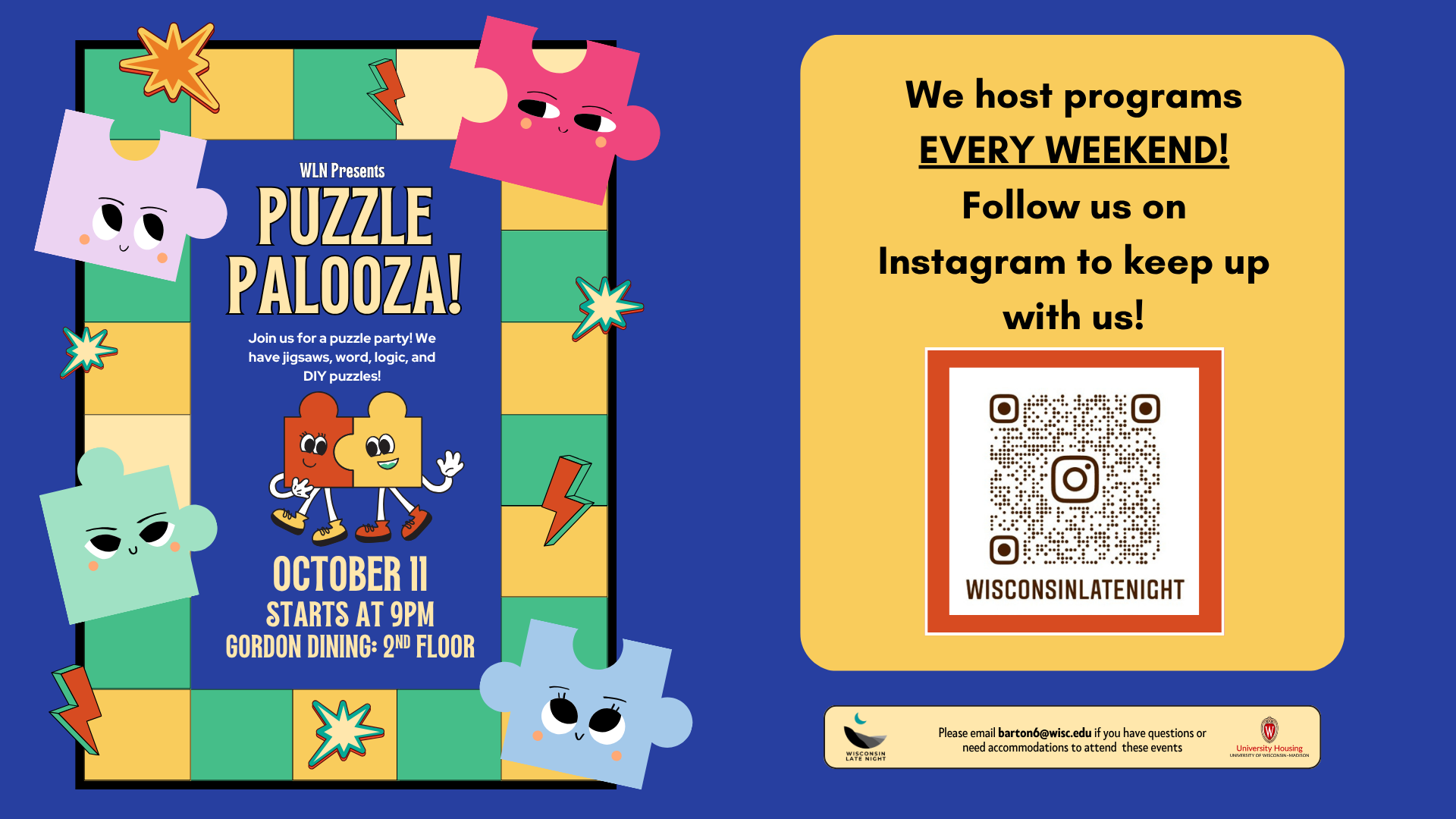 Wisconsin Late Night Puzzle Palooza