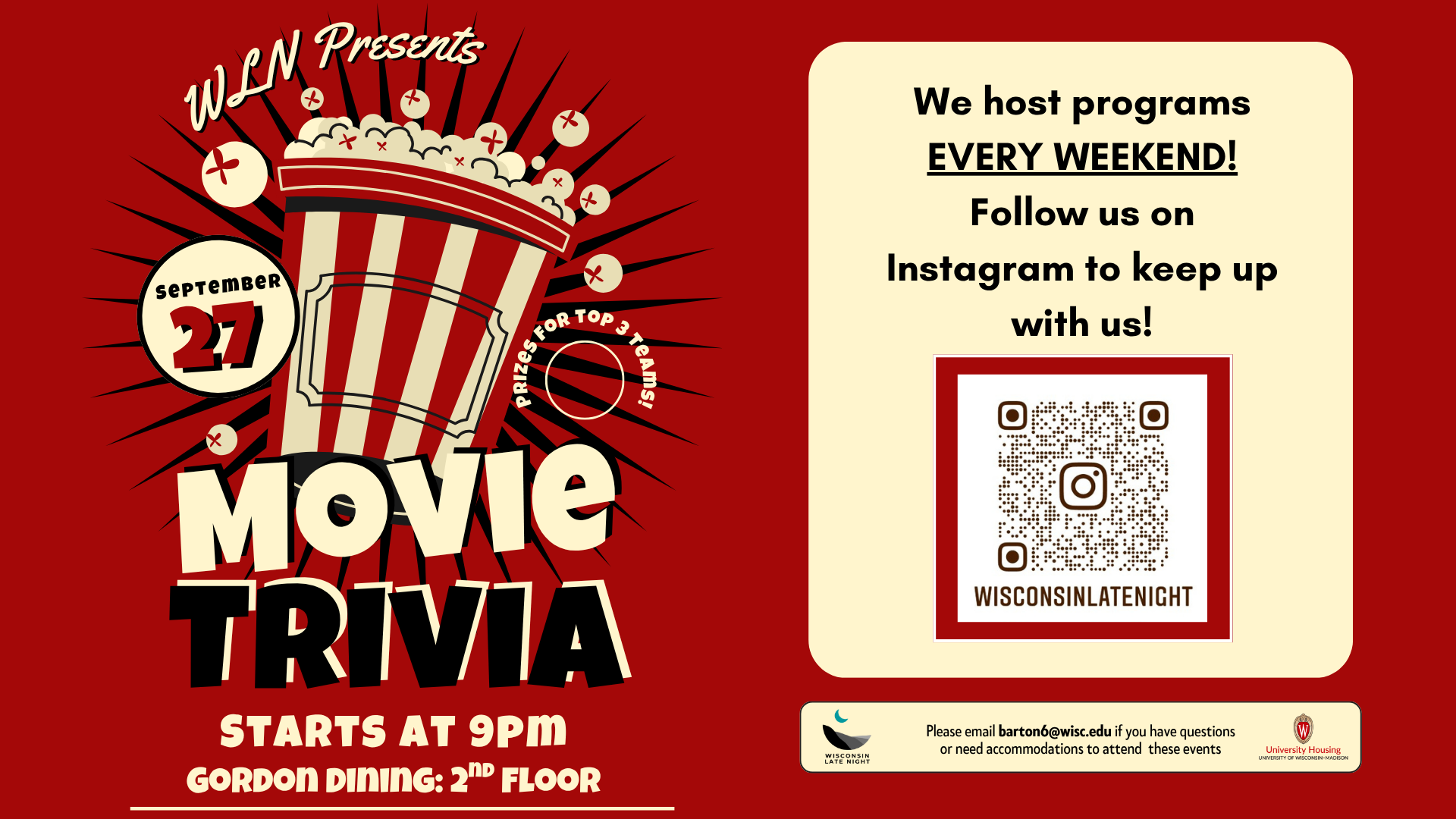 Wisconsin Late Night Movie Trivia promotional image