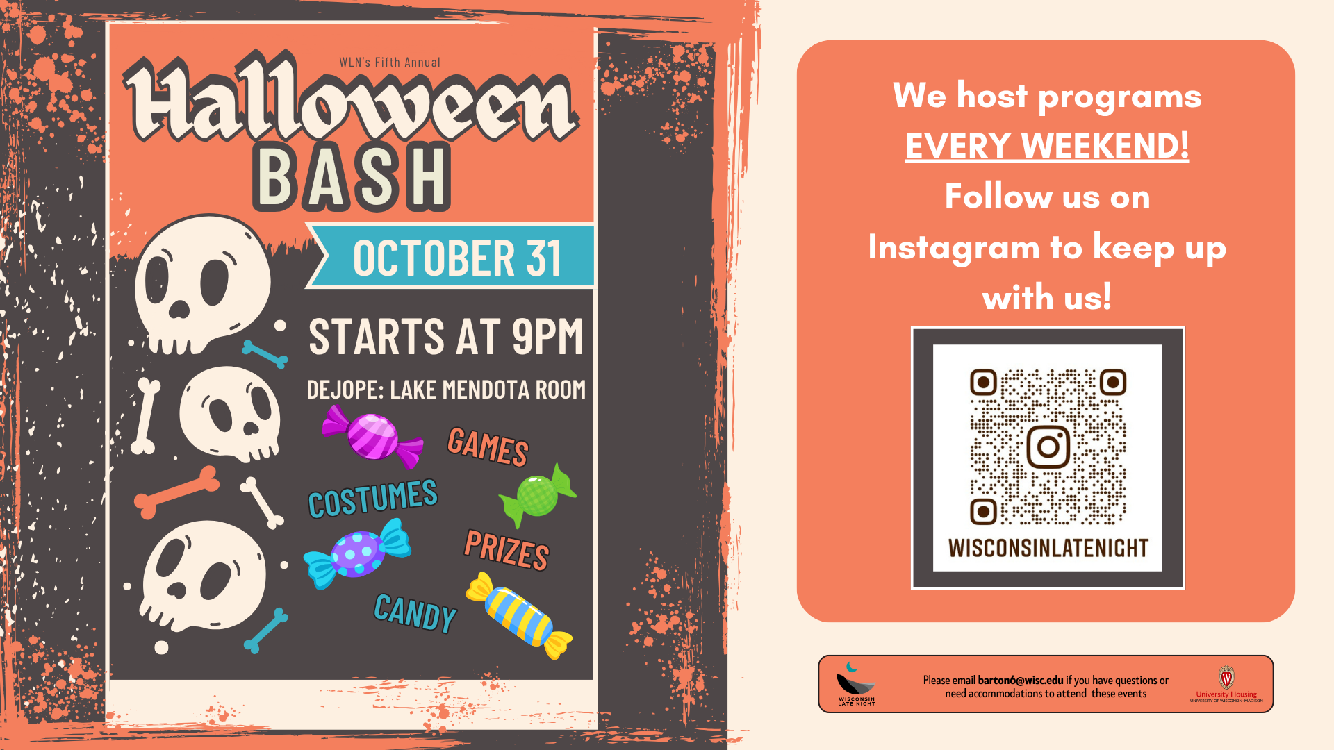 Wisconsin Late Night Halloween Bash