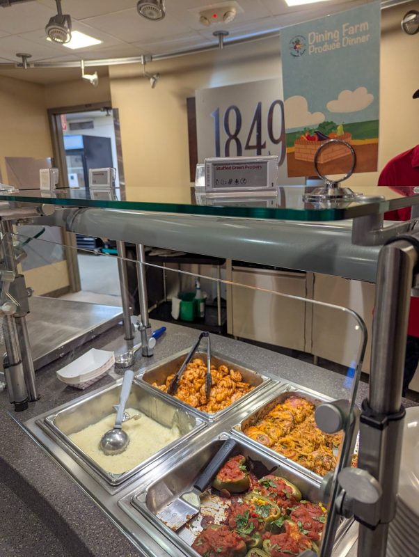 Food from Rheta's Dining Farm Produce Dinner