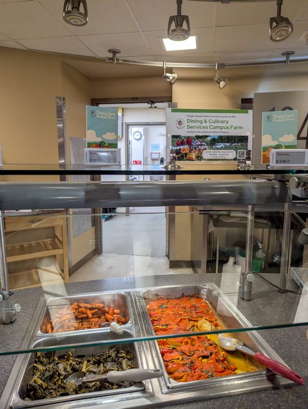 Food from Rheta's Dining Farm Produce Dinner