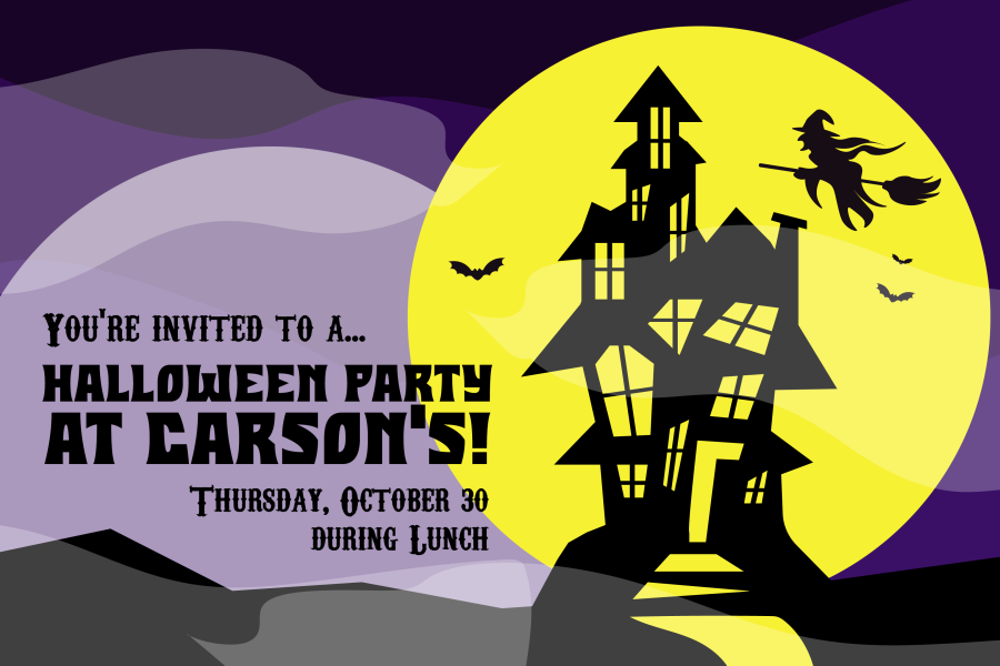 Halloween Party special event at Carson's design