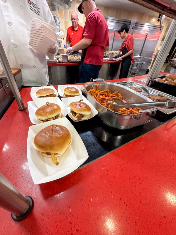 Hormel's FLASH 180™ Chicken Sandwich and sweet potato fries