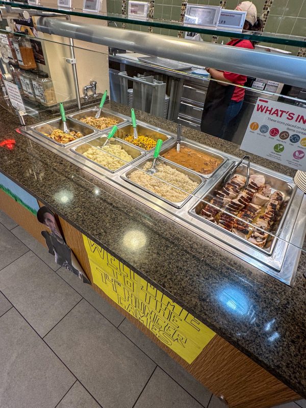 Liz's Market Hunger Games themed dinner food station