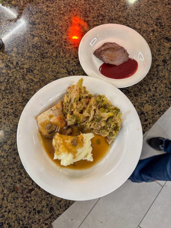 Liz's Market Hunger Games themed dinner plated food