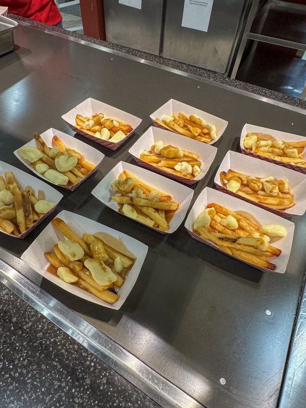 Cheese curd and fries combo