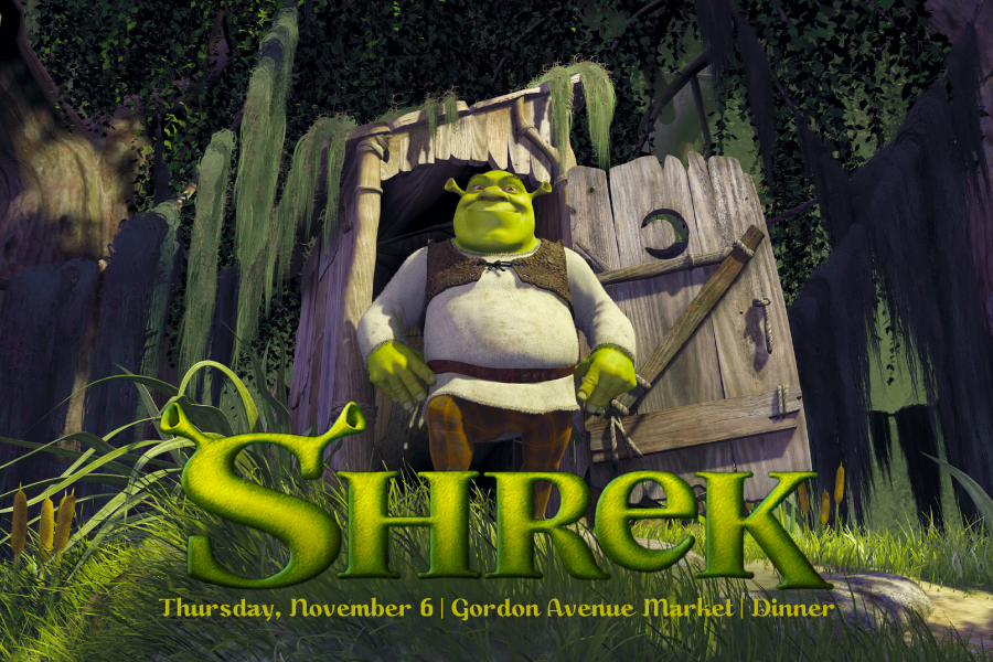 Shrek dinner design at Gordon Ave Market