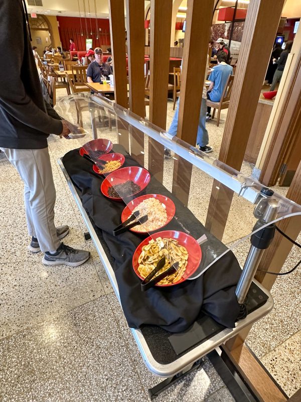 Acai Bowl day's topping station