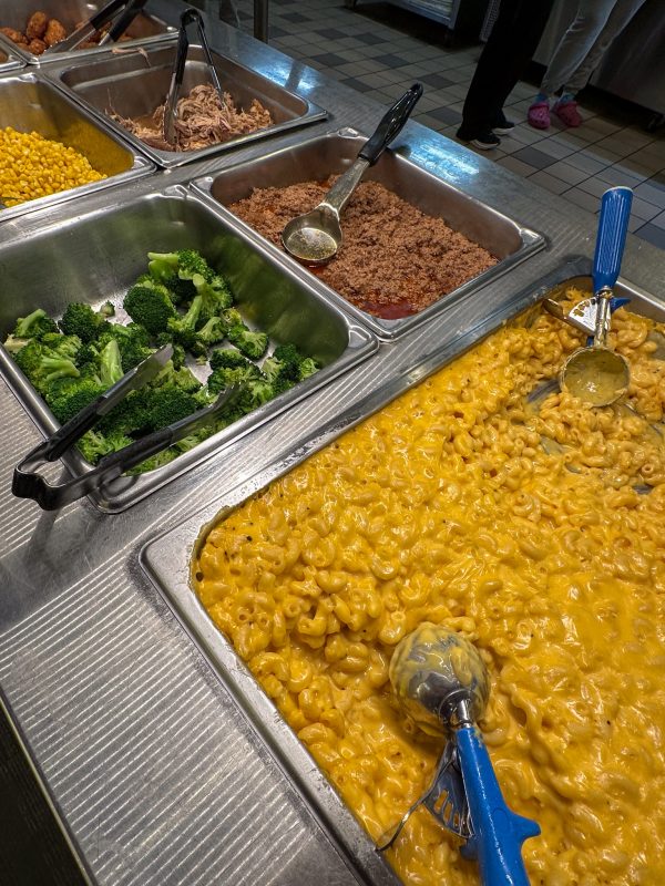 Wacky Mac Dinner mac & cheese and toppings