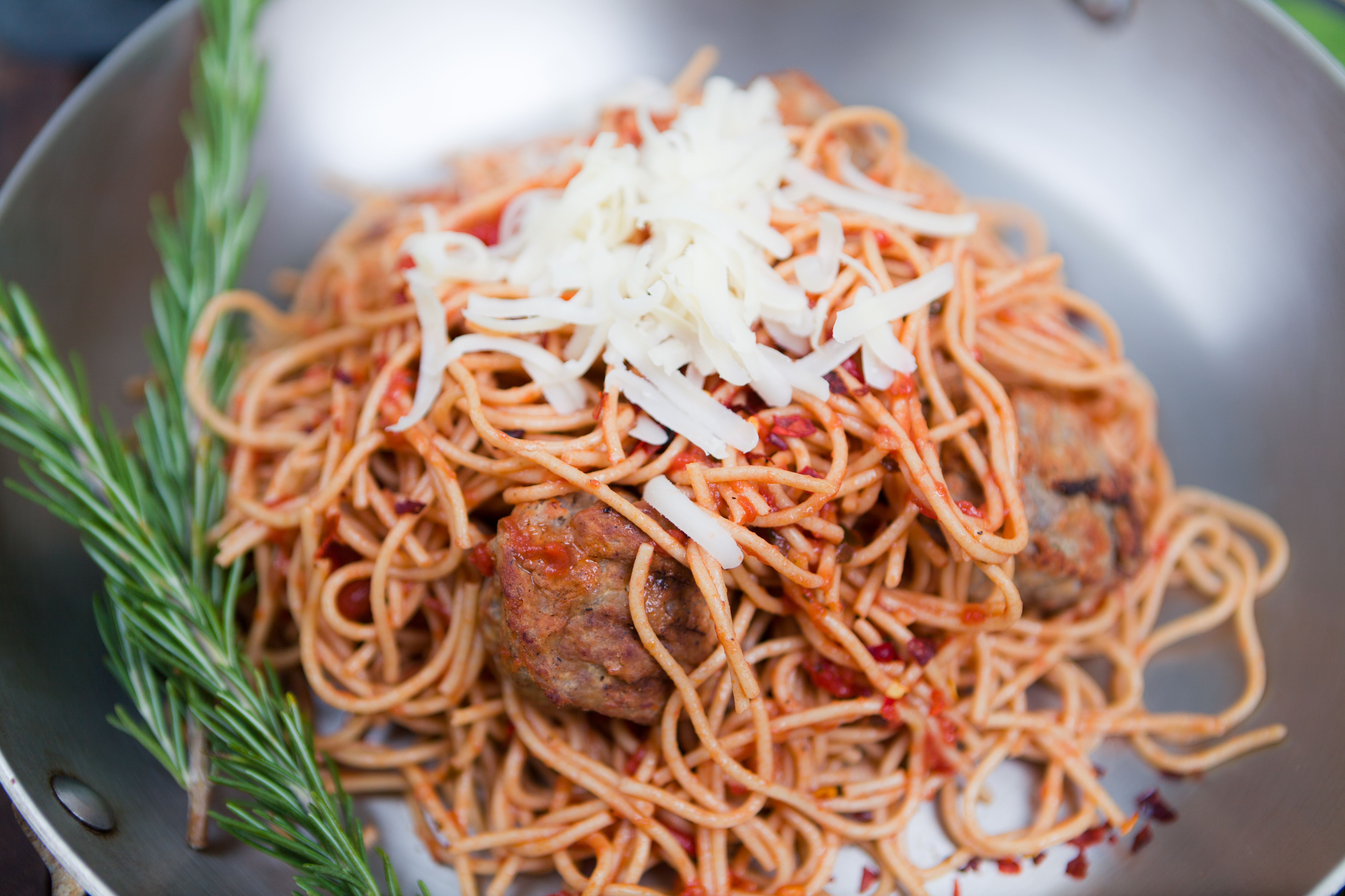 spaghetti and meatballs