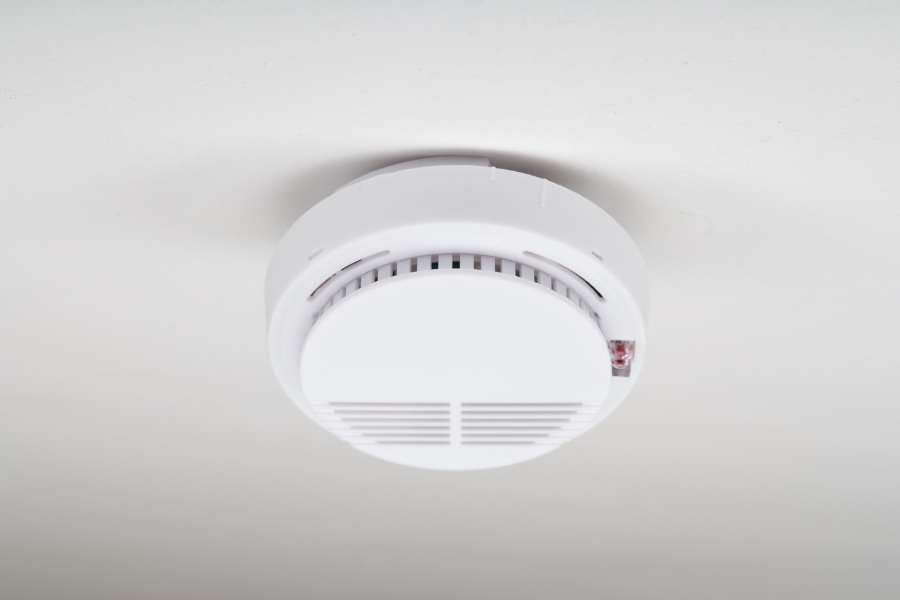 smoke detector in University Apartments