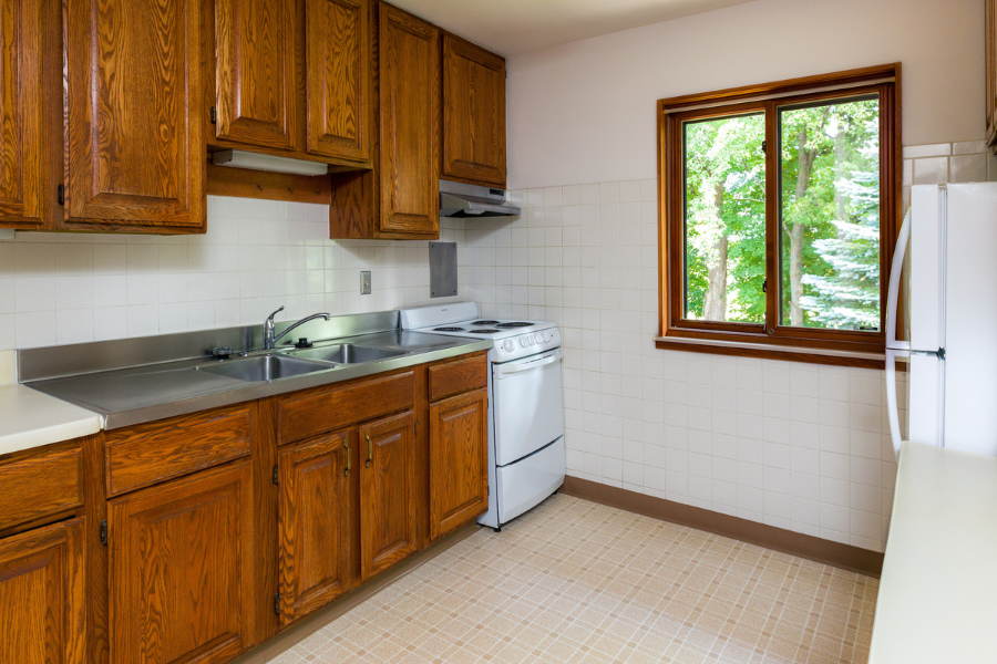 Kitchen in an apartment in Eagle Heights.