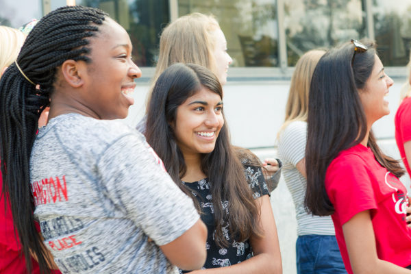 WISE residents enjoy their convocation barbeque