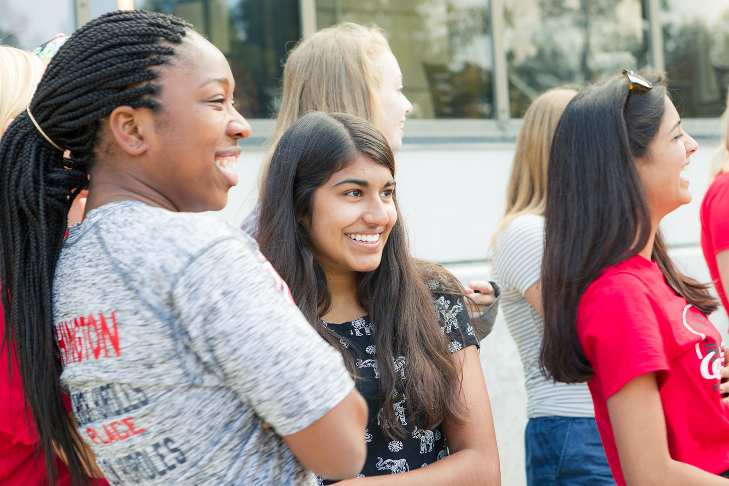 WISE residents enjoy their convocation barbeque