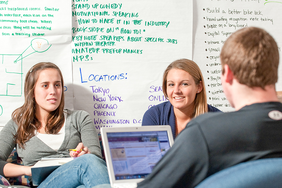 ERLC residents studying in Sellery Hall