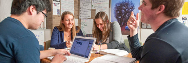 ERLC residents studying in Sellery Hall