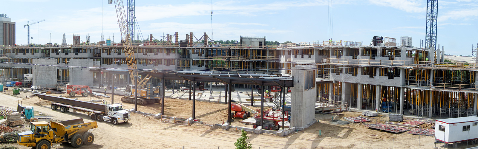 Dejope Residence Hall under construction