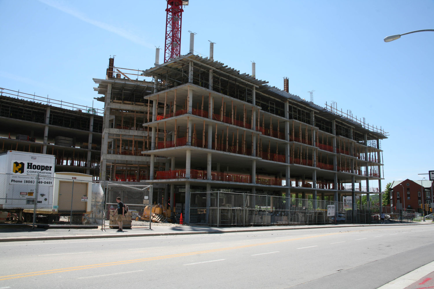 Ogg Residence Hall construction in 2006