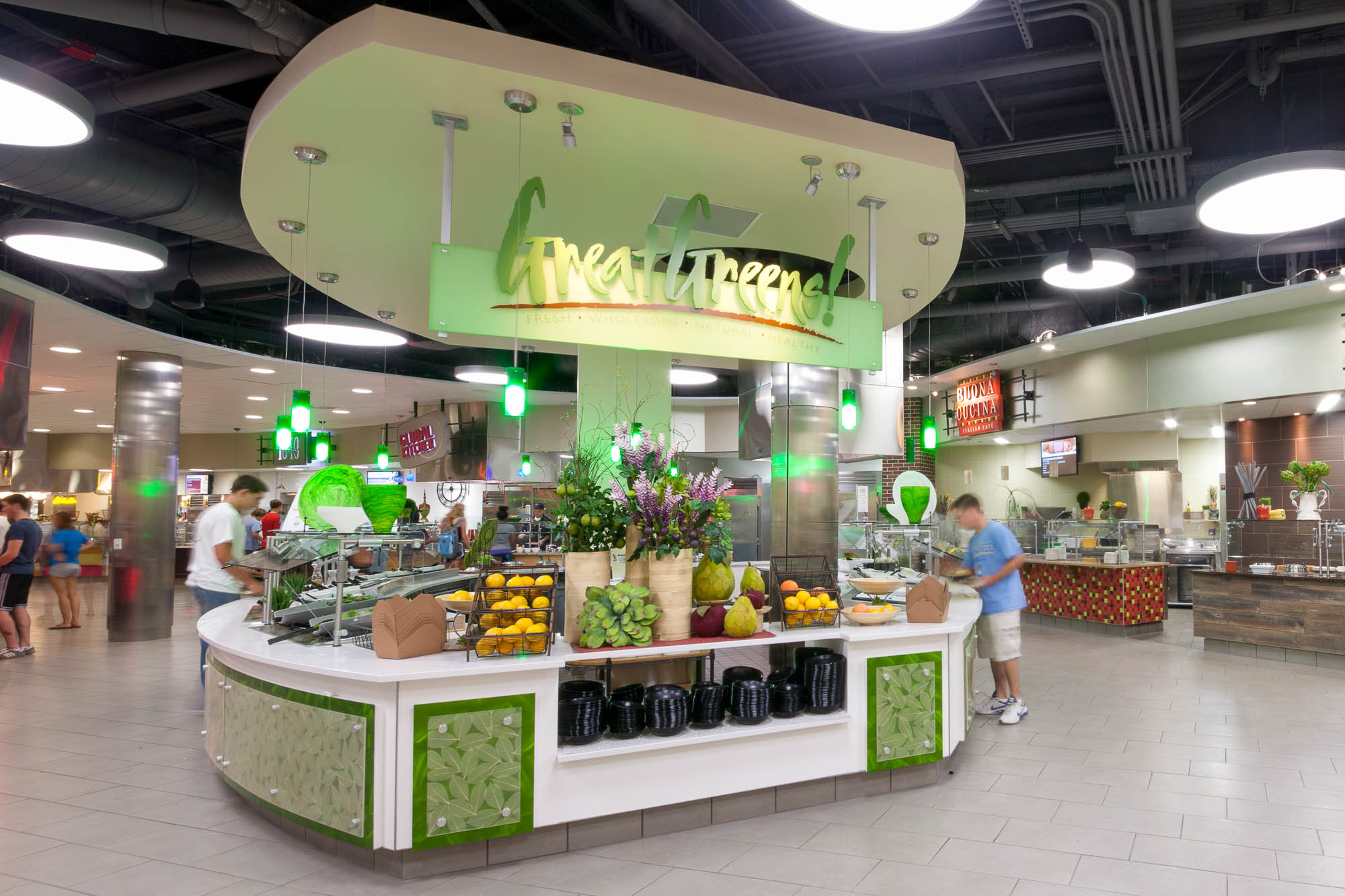 The salad station in Gordon Avenue Market