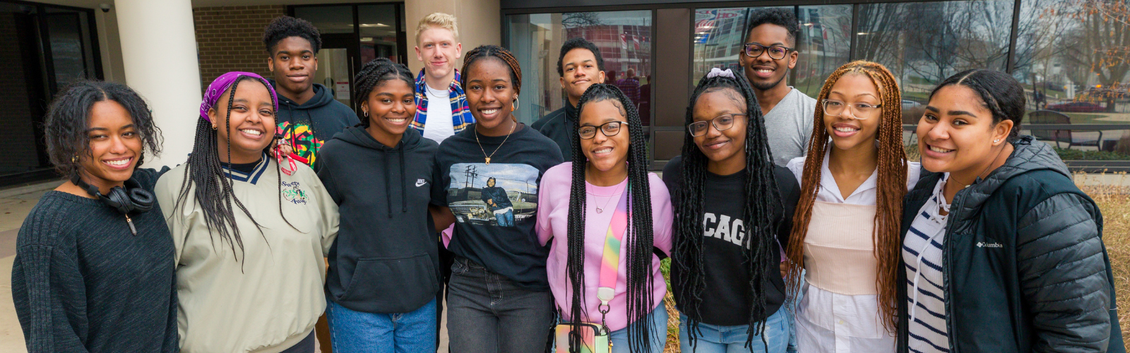 Students and Residence Life staff at a training event