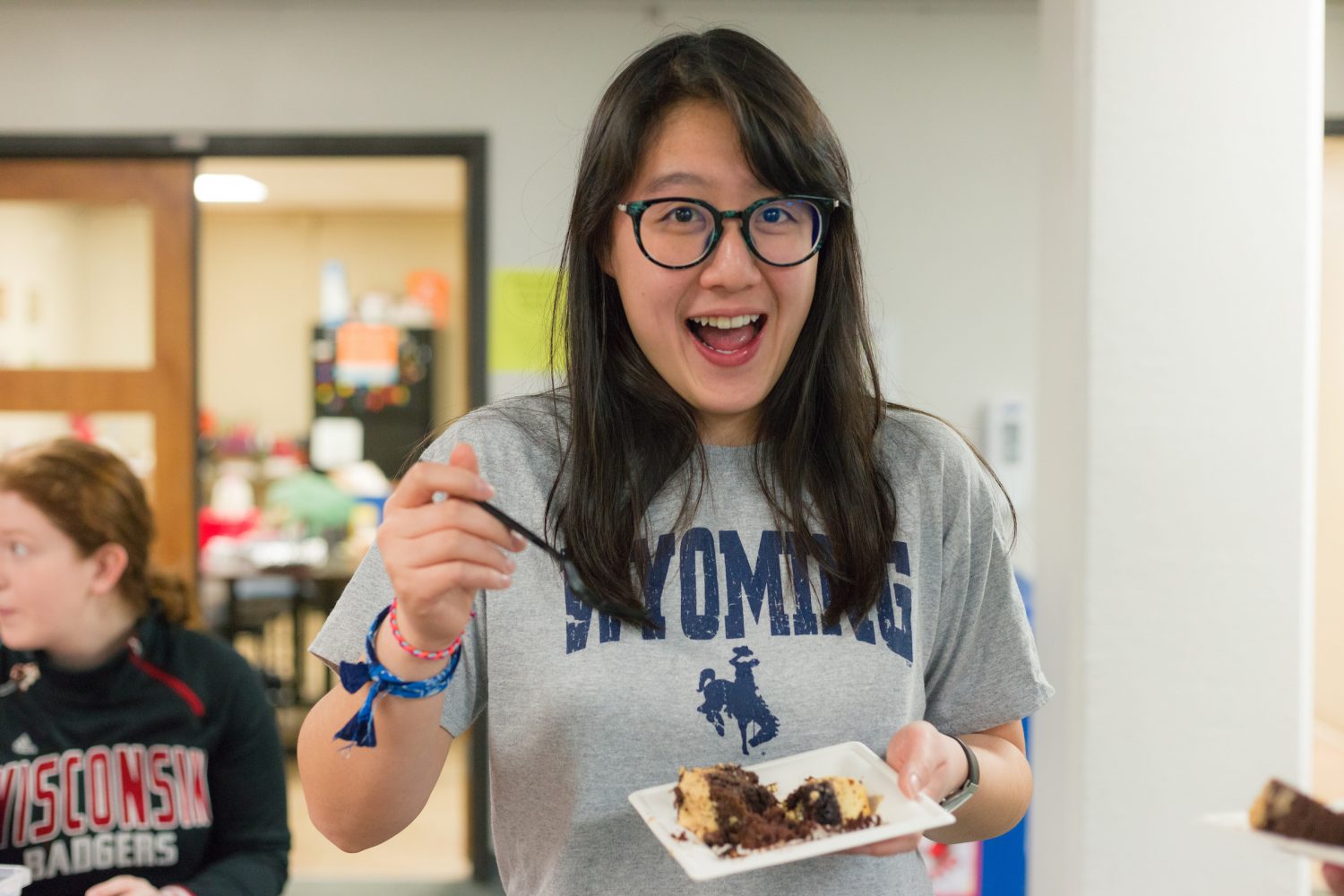 Student at the BLC Cake Extravaganza