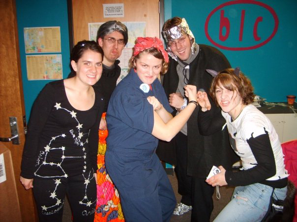 BLC residents showing off their Halloween costumes