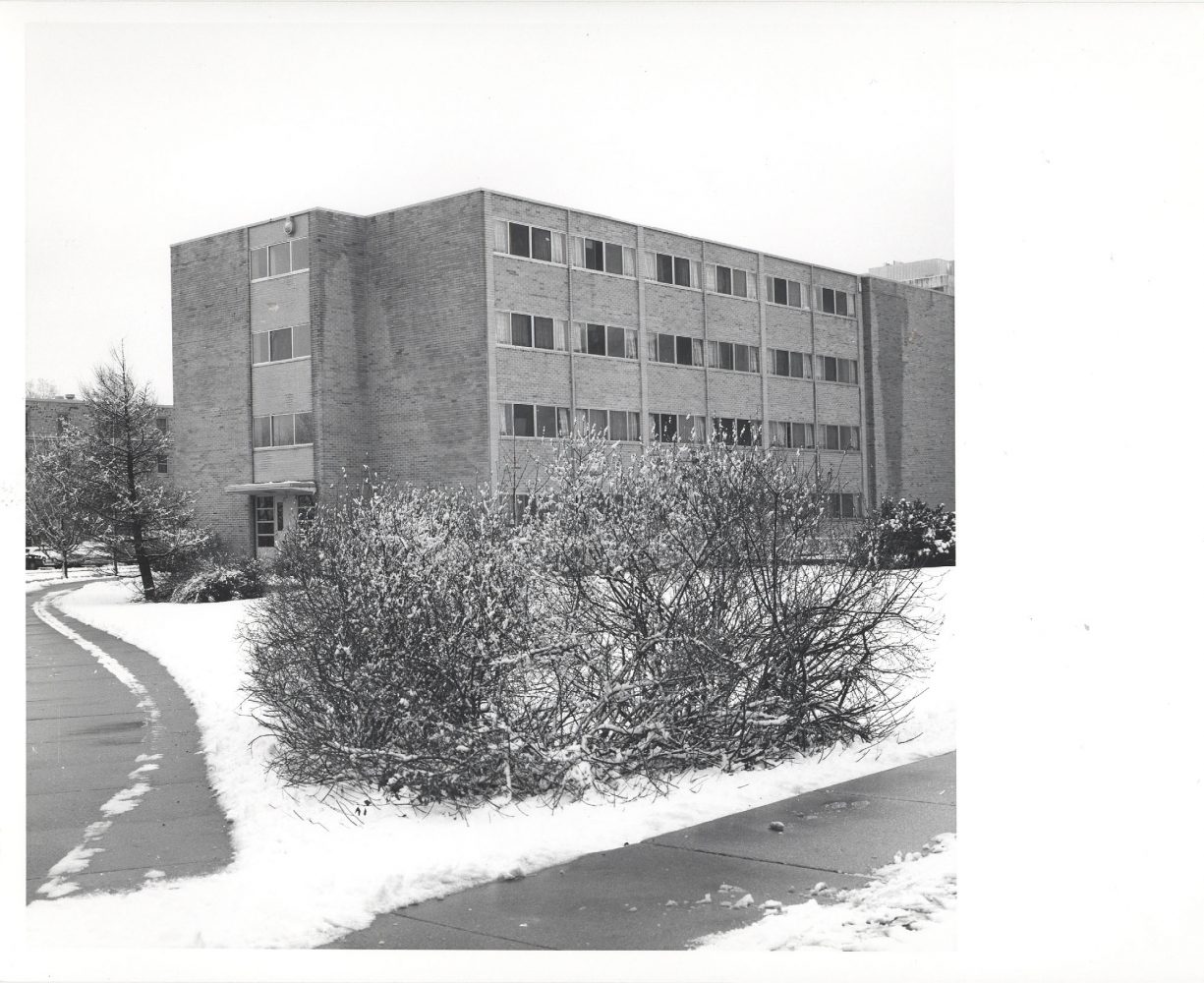 Bradley Hall in winter