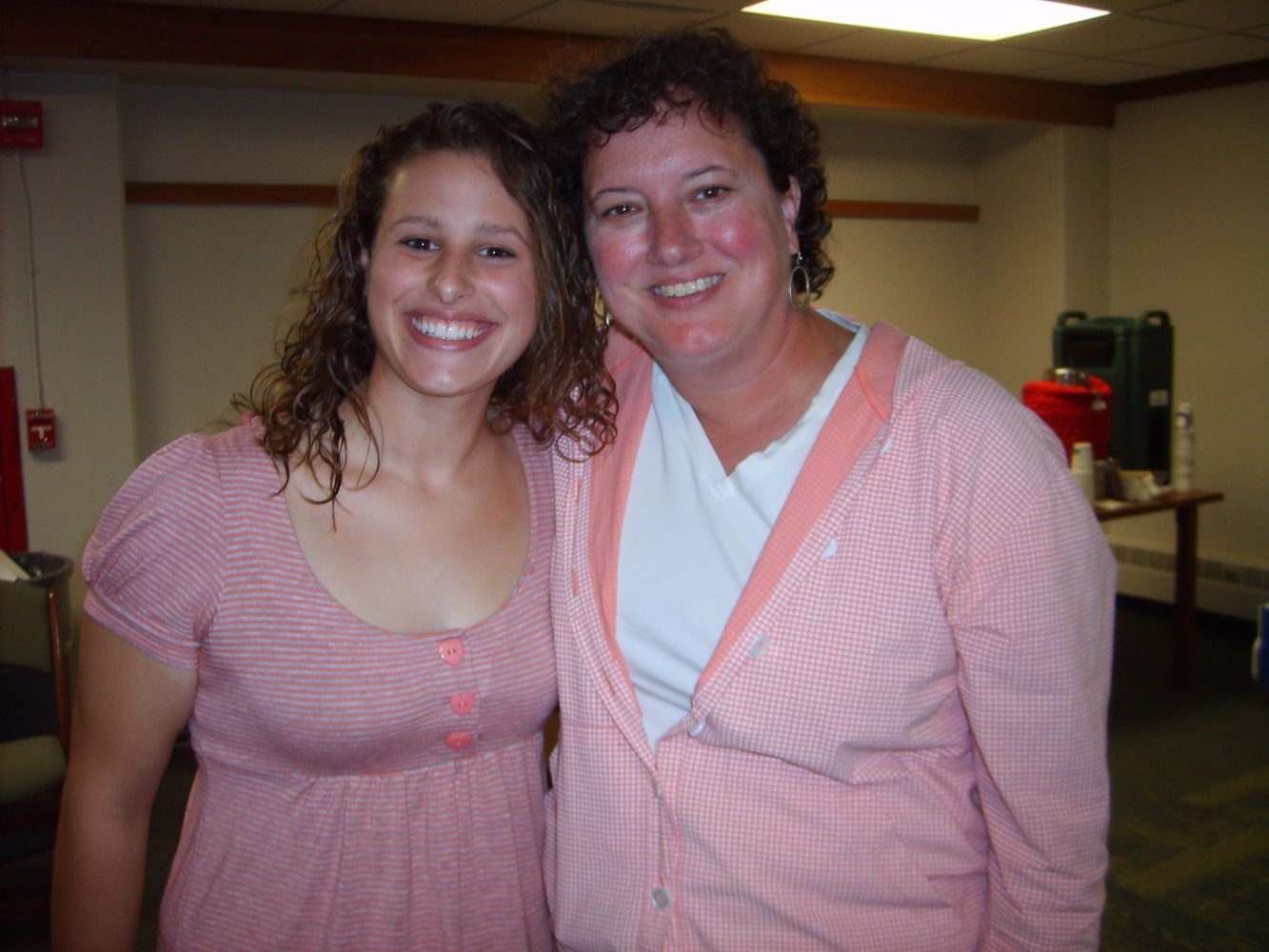 Peer Mentor Emily Hawley and Faculty Fellow Liz McCarthy