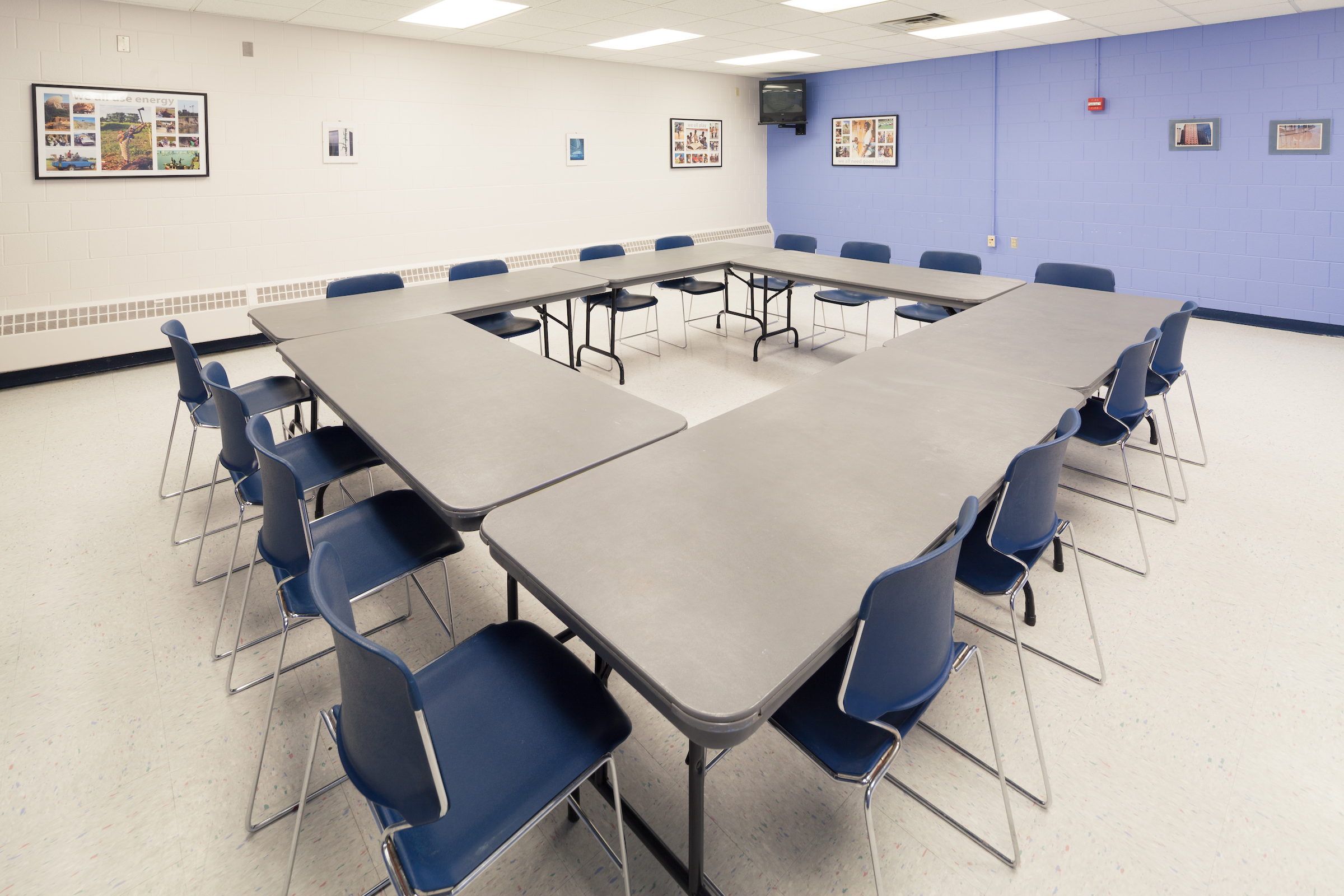Classroom located in University Apartments Community Center