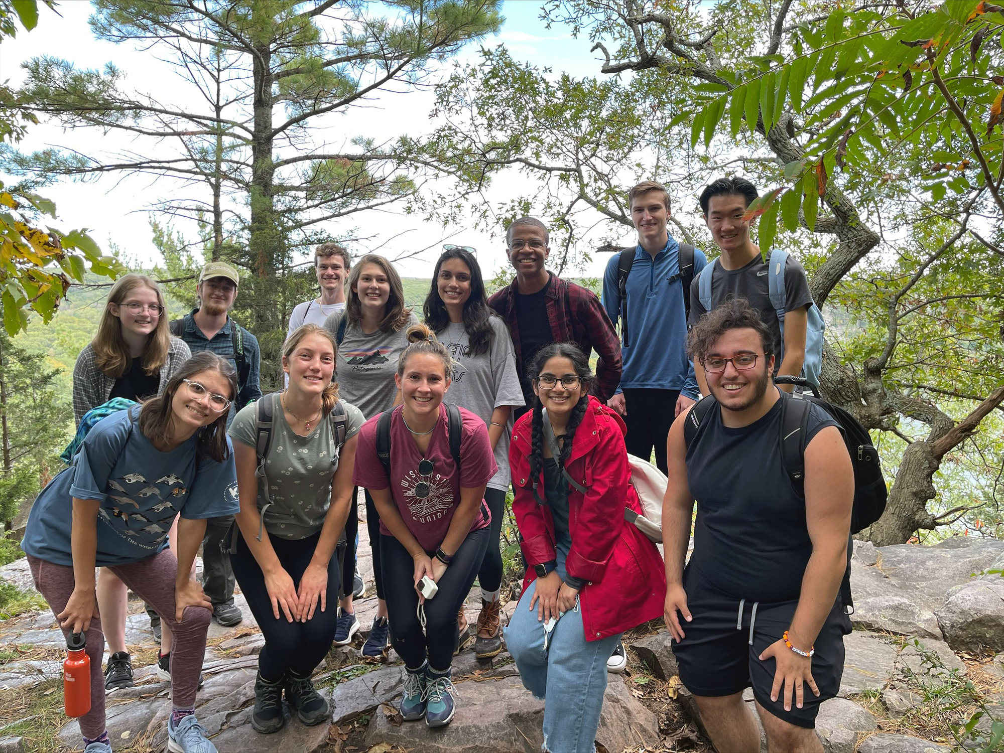 Residents of the GreenHouse Learning Community on a field trip