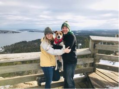 Portrait of Brent Larsen with family