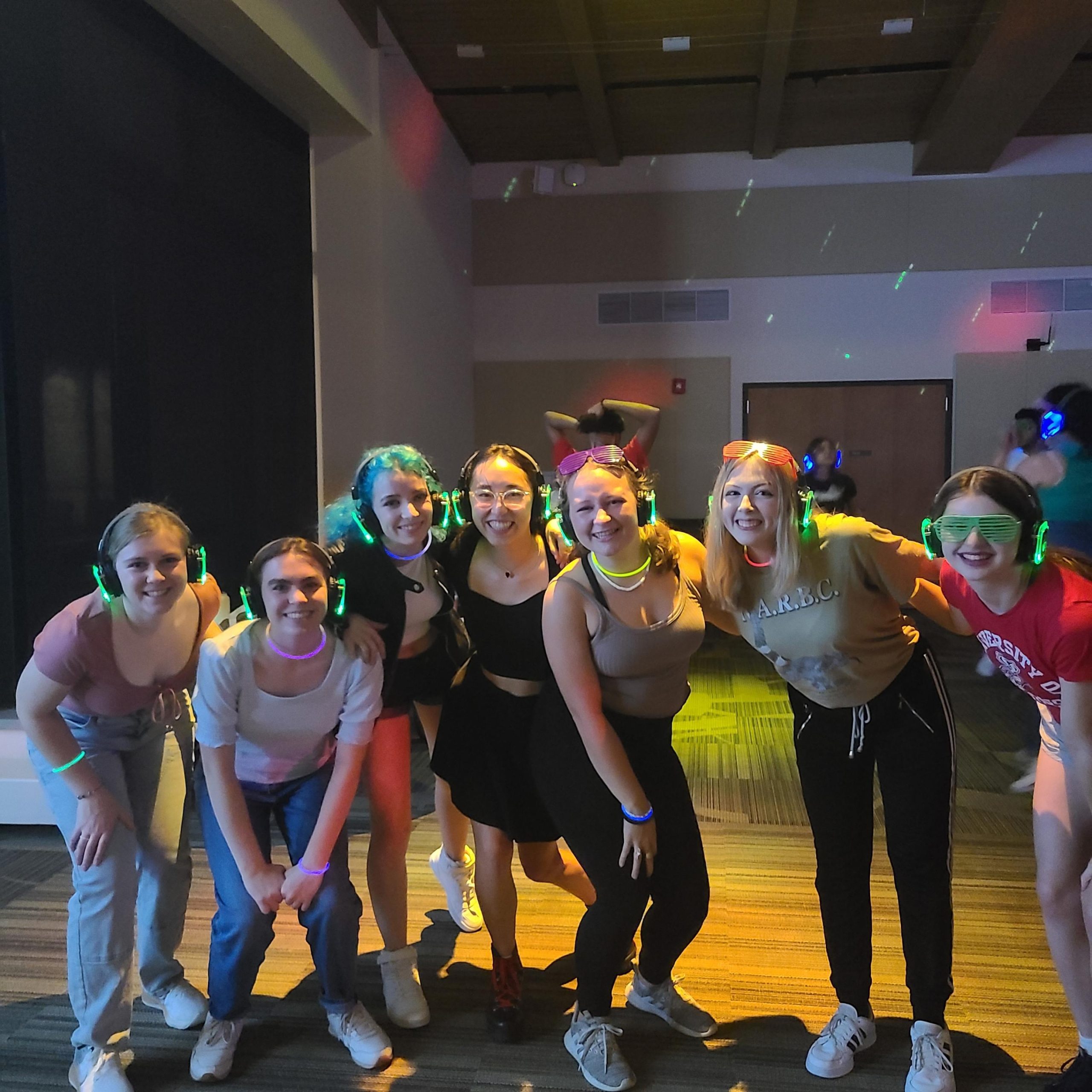 Group photo of students at a WLN event