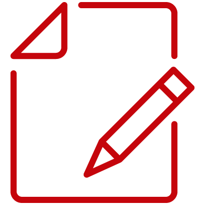red notepad icon